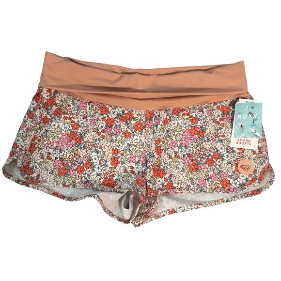 Roxy Women's Small Endless Summer 2" Boardshort, Tiger Lily Autumn Ditsy - Picture 1 of 1